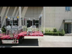 การกระจายพลังงาน 110kV 50Hz โทรศัพท์เคลื่อนไหว แทรนฟอร์ม สับสเตชั่น 80A