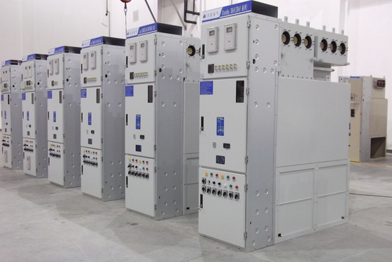 XGN49 40.5kV SF6 เครื่องสลับโลหะประกอบด้วยก๊าซประกอบด้วยก๊าซสําหรับกระจายไฟฟ้าภายใน